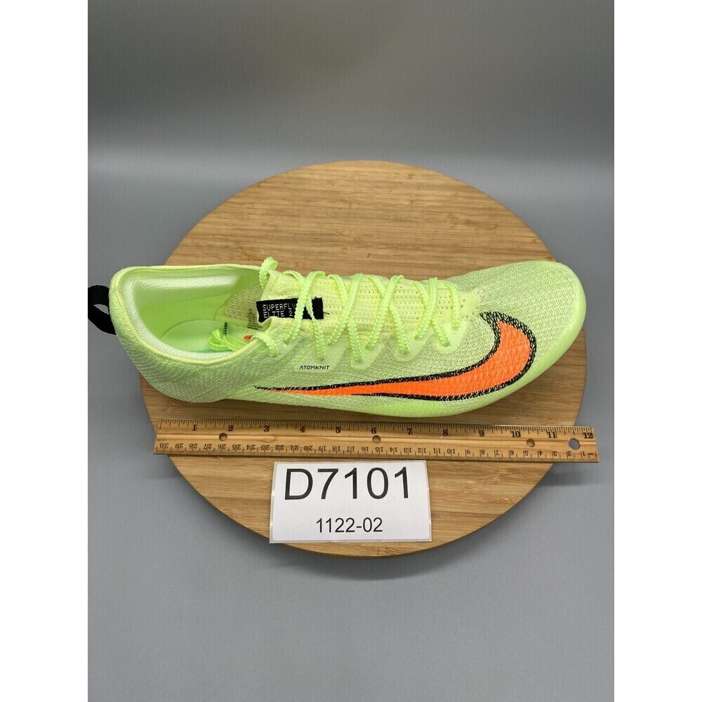 Nike Air Zoom Yellow Victory Track & Field Spikes Barely Volt CD4385-700 Mens 14 - Picture 9 of 11